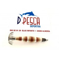 Potera de Calamar Color Marrón Blanco